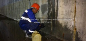 Инъектирование пены в стену СПБ