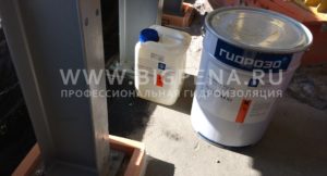 Подливка эпоксидного состава под опоры промышленного оборудования