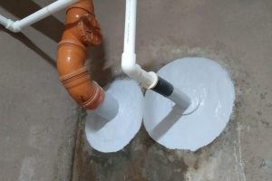 Герметизация вводов труб в паркинг Герметизация вводов труб в паркинг
