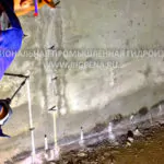 Инъектирование полиуретановой смолы Манопур